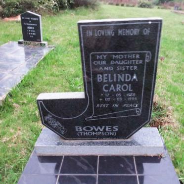 BOWES Belinda Carol nee THOMPSON 1958-1994