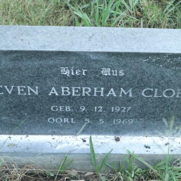 CLOETE Steven Aberham 1927-1969