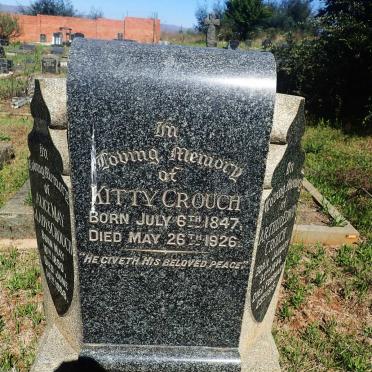 CROUCH Kitty 1847-1926