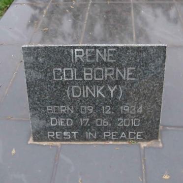 COLBORNE Irene 1934-2010