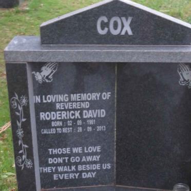 COX Roderick David 1961-2013