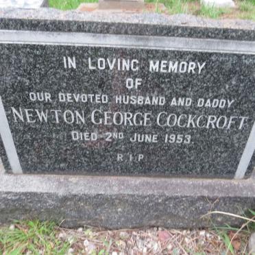 COCKCROFT Newton George -1953