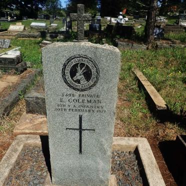 COLEMAN E. -1917