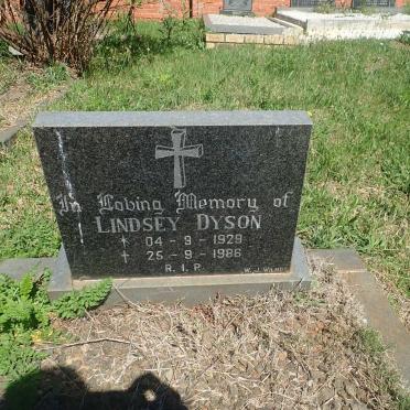 DYSON Lindsey 1929-1986