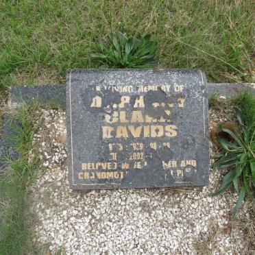 DAVIDS Daphney Clara 1959-2002