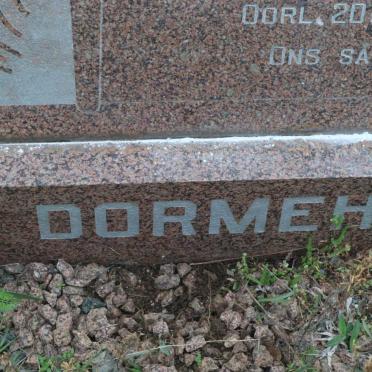 DORMEHL Jan G.L. 1896-1971