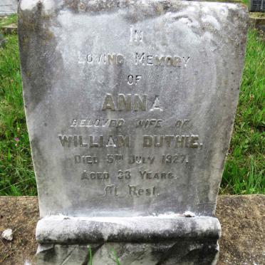 DUTHIE Anna -1927