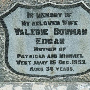 EDGAR Valerie Bowman -1953