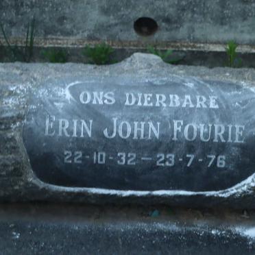 FOURIE Erin John 1932-1976