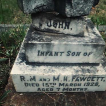 FAWCETT John -1928