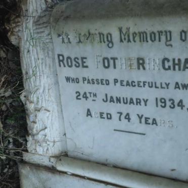 FOTHERINGHAM Rose -1934