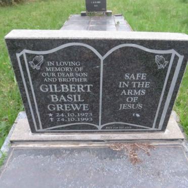 GREWE Gilbert Basil 1973-1993