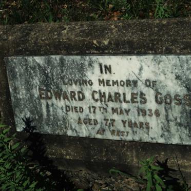 GOSS Edward Charles -1936