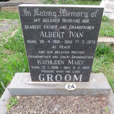 GROOM Albert Ivan 1901-1975 &amp; Kathleen Mary 1908-1988