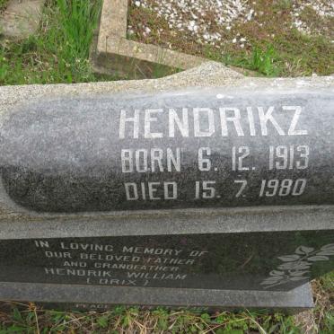 HENDRIKZ Hendrik William 1913-1980