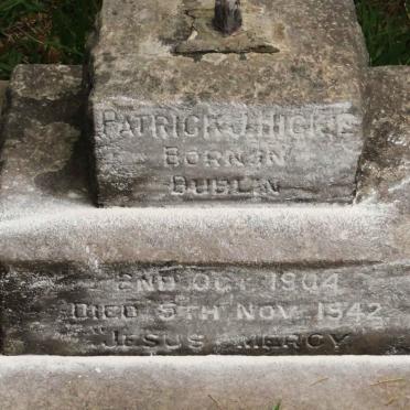 HICK? Patrick J. 1904-1942