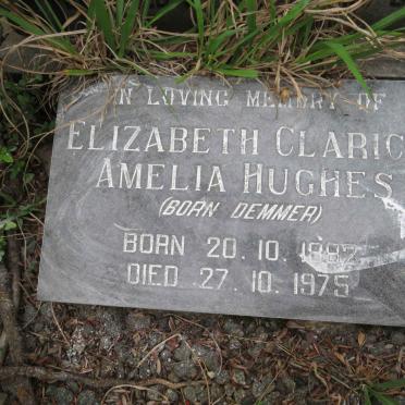 HUGHES Elizabeth Clarice Amelia nee DEMMER 1887-1975