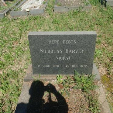 HARVEY Nicholas 1953-1972