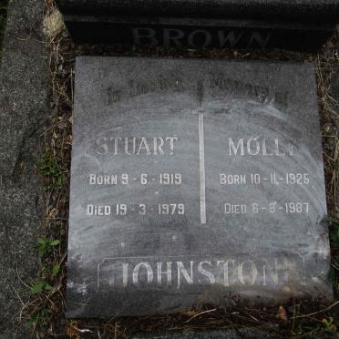 JOHNSTONE Stuart 1919-1979 &amp; Molly 1925-1987