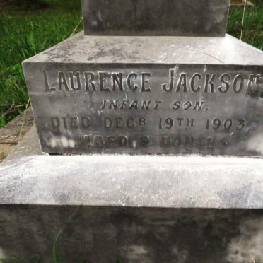 JACKSON Laurence -1903