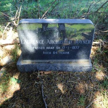 JOYNER Laurence Archibald -1977