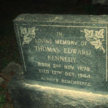 KENNEDY Thomas Edward 1878-1944