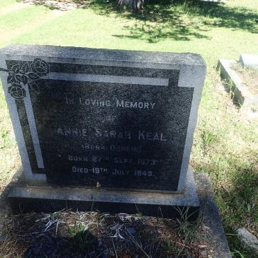 KEAL Annie Sarah nee DORKIN 1873-1949