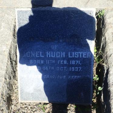 LISTER Lionel Hugh 1871-1937