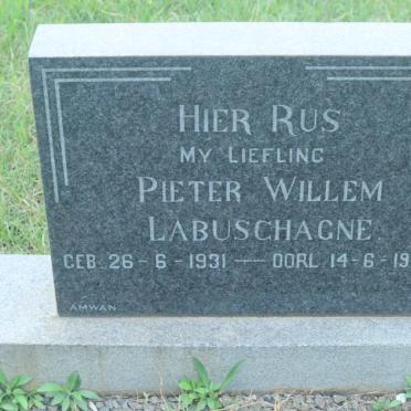 LABUSCHAGNE Pieter Willem 1931-1963
