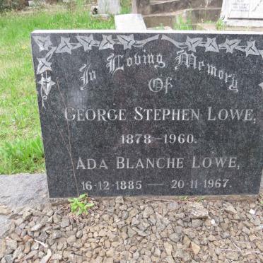 LOWE George Stephen 1878-1960 &amp; Ada Blanche 1885-1967