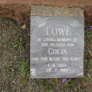 LOWE Colin 1954-1985