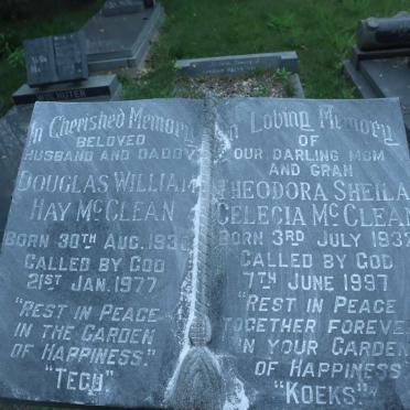 McCLEAN Douglas William Hay 1930-1977 &amp; Theodora Sheila Celecia 1932-1997