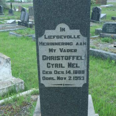 NEL Christoffel Cyril 1888-1953