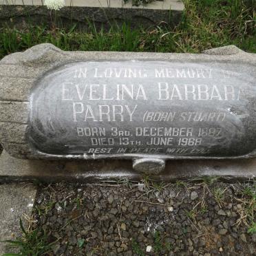 PARRY Evelina Barbara nee STUART 1887-1968