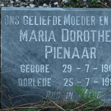 PIENAAR Maria Dorothea 1904-1994