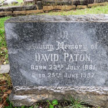 PATON David 1881-1937