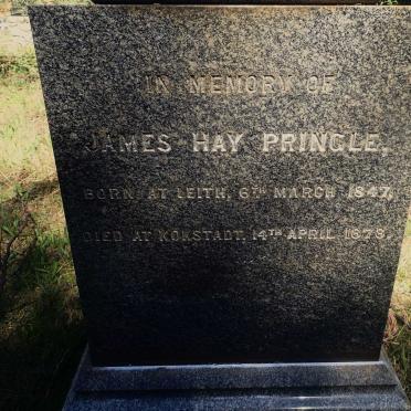PRINGLE James Hay 1847-1878