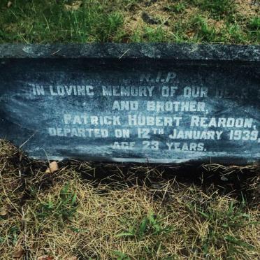 REARDON Patrick Hubert -1939