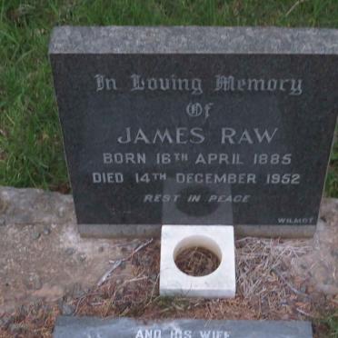 RAW James 1885-1952 &amp; May -1977