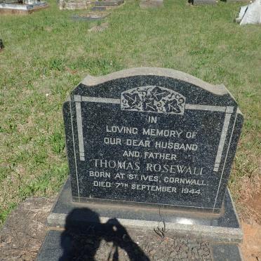 ROSEWALL Thomas -1944
