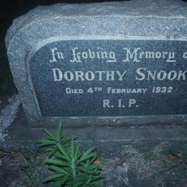 SNOOK Dorothy -1932