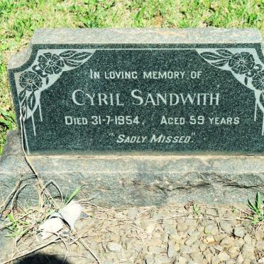 SANDWITH Cyril -1954