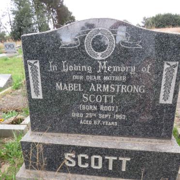 SCOTT Mabel Armstrong nee ROOT -1953