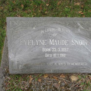 SNOOK Evelyne Maude 1897-1961