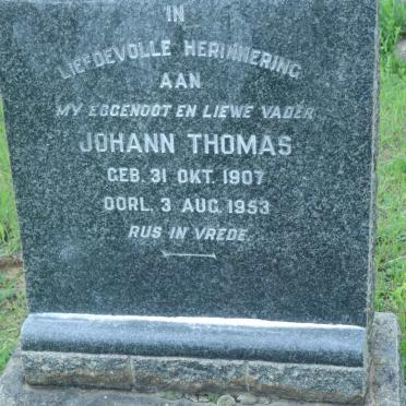THOMAS Johann 1907-1953