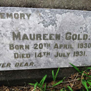 TONNESEN May 1896-1898 :: GOLD Maureen 1930-1931