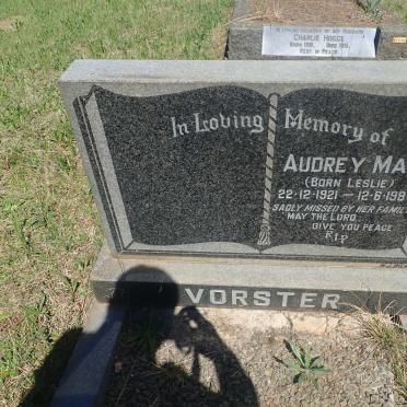 VORSTER Audrey May nee LESLIE 1921-1984