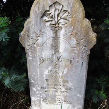 WEDDERBURN Leonora Hannah -1897