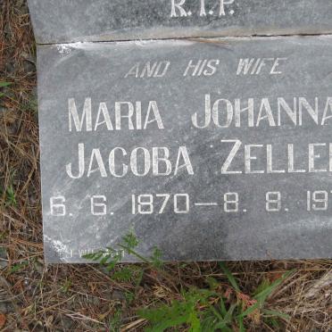 ZELLER Maria Johanna Jacoba 1870-1975
