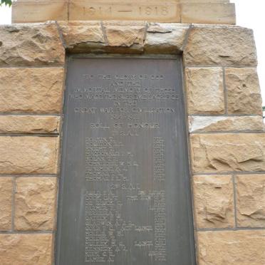 3. MEMORIAL TO ALL WHO DIED IN THE GREAT WAR 1914-1918